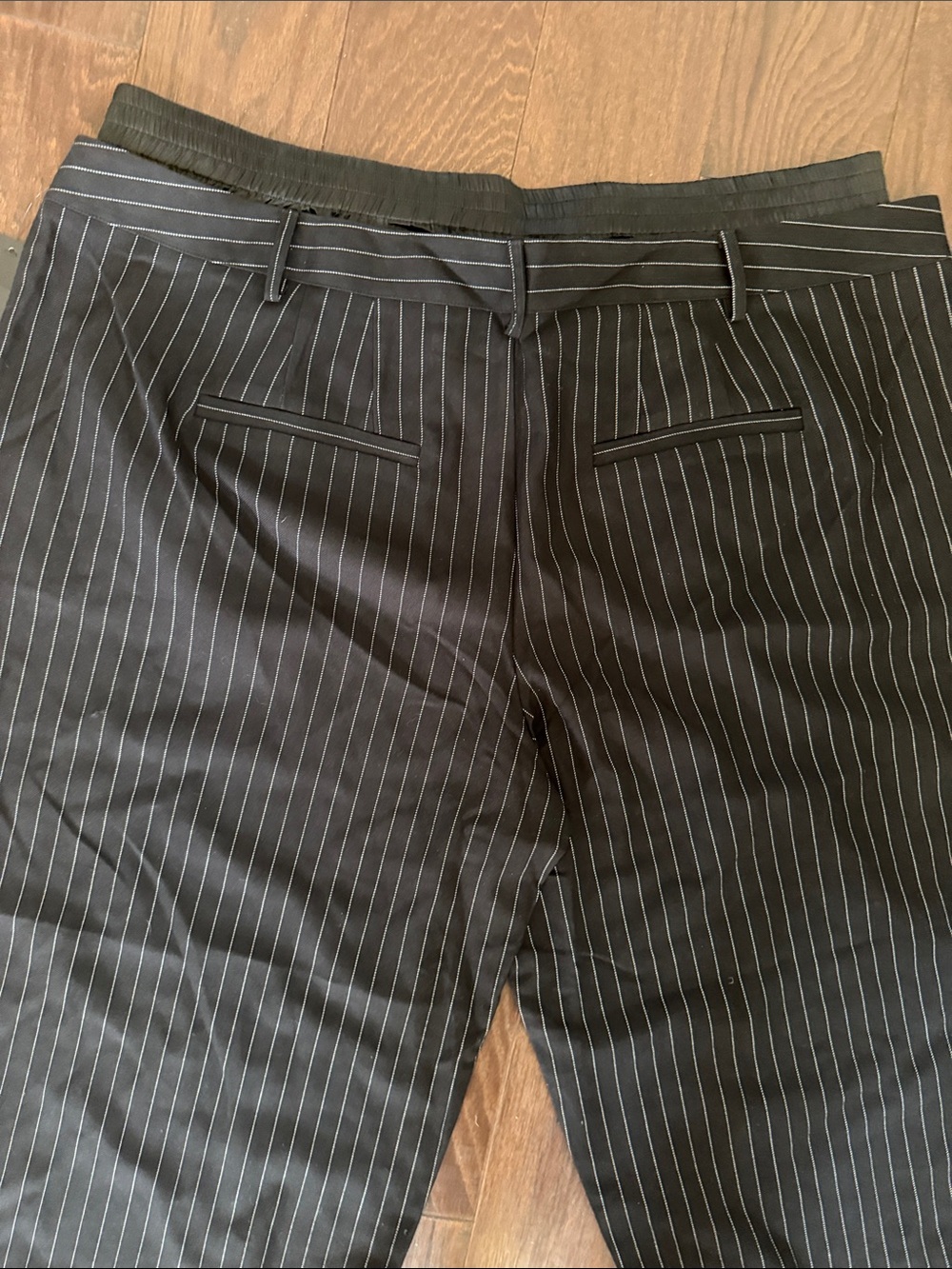 Eloquii Black Pinstripe Suit Vest and Pants Set. sz 22 - Picture 10 of 17